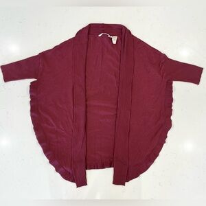 Soft Surroundings Draped Ruffle Cardigan, Women’s S